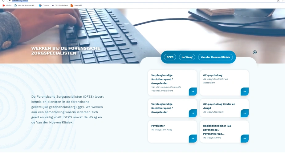 Website werkenbijdfzs.nl totaal vernieuwd