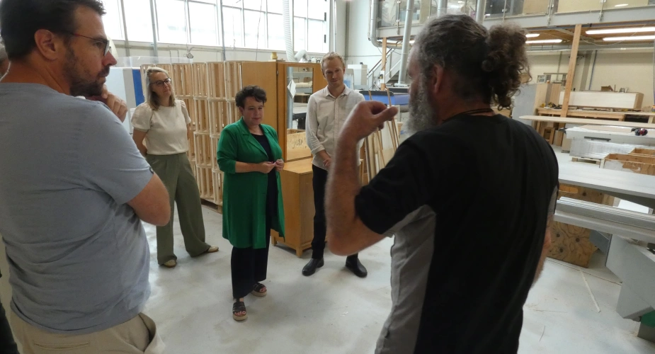 Werkbezoek burgemeester Sharon Dijksma aan Van der Hoeven Kliniek