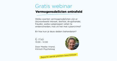 Webinar 'Vermogensdelicten ontrafeld'